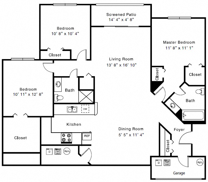 C3 - 3C floor plan